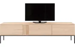 Goossens tv meubel viola wit eiken - 8244512-goossens-viola-tv-meubel-eiken-wit-01