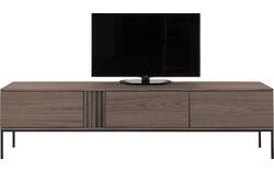 Goossens tv meubel viola donker bruin eiken - 8244513-goossens-viola-tv-meubel-eiken-donker-bruin-02