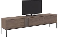 Goossens tv meubel viola donker bruin eiken - 8244513-goossens-viola-tv-meubel-eiken-donker-bruin-01