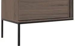 Goossens tv meubel viola donker bruin eiken - 8244513-goossens-viola-tv-meubel-eiken-donker-bruin-01