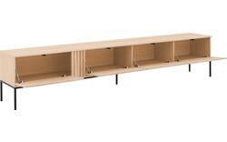 Goossens tv meubel viola wit eiken - 8244516-goossens-viola-tv-meubel-eiken-wit-01