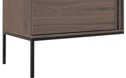 Goossens tv meubel viola donker bruin eiken - 8244517-goossens-viola-tv-meubel-eiken-donker-bruin-01