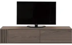 Goossens tv meubel viola donker bruin eiken - 8244521-goossens-viola-tv-meubel-eiken-donker-bruin-01