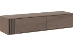 Goossens tv meubel viola donker bruin eiken - 8244521-goossens-viola-tv-meubel-eiken-donker-bruin-01