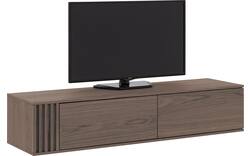 Goossens tv meubel viola donker bruin eiken - 8244521-goossens-viola-tv-meubel-eiken-donker-bruin-01