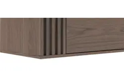 Goossens tv meubel viola donker bruin eiken - 8244521-goossens-viola-tv-meubel-eiken-donker-bruin-01
