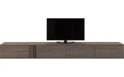 Goossens tv meubel viola donker bruin eiken - 8244529-goossens-viola-tv-meubel-eiken-donker-bruin-01