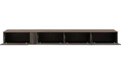 Goossens tv meubel viola donker bruin eiken - 8244529-goossens-viola-tv-meubel-eiken-donker-bruin-01