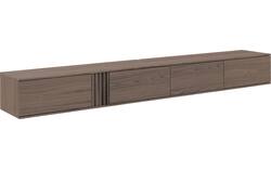 Goossens tv meubel viola donker bruin eiken - 8244529-goossens-viola-tv-meubel-eiken-donker-bruin-01