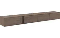 Goossens tv meubel viola donker bruin eiken - 8244529-goossens-viola-tv-meubel-eiken-donker-bruin-01