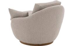 Goossens draaifauteuil lazy bruin stof - 8244531-goossens-lazy-fauteuil-stof-05