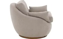 Goossens draaifauteuil lazy bruin stof - 8244531-goossens-lazy-fauteuil-stof-05