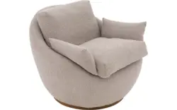 Goossens draaifauteuil lazy bruin stof - 8244531-goossens-lazy-fauteuil-stof-05