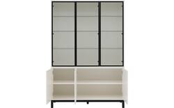 Goossens vitrinekast valencia wit melamine - 8244533-goossens-valencia-vitrinekast-melamine-02