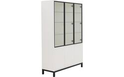 Goossens vitrinekast valencia wit melamine - 8244533-goossens-valencia-vitrinekast-melamine-01