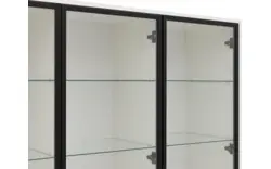 Goossens vitrinekast valencia wit melamine - 8244533-goossens-valencia-vitrinekast-melamine-01
