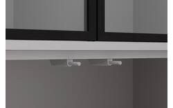 Goossens vitrinekast valencia grijs melamine - 8244534-goossens-valencia-vitrinekast-melamine-01