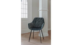 Goossens basic eetkamerstoel ebi blauw stof - 8244598-goossens-basic-ebi-eetkamerstoel-stof-blauw-01