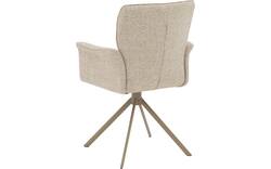 Goossens eetkamerstoel hermes beige stof - 8244605-goossens-hermes-stoel-onderdelen-stof-01