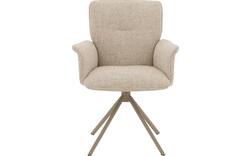 Goossens eetkamerstoel hermes beige stof - 8244605-goossens-hermes-stoel-onderdelen-stof-01