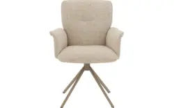 Goossens eetkamerstoel hermes beige stof - 8244605-goossens-hermes-stoel-onderdelen-stof-01