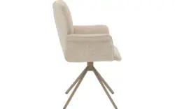 Goossens eetkamerstoel hermes beige stof - 8244605-goossens-hermes-stoel-onderdelen-stof-01