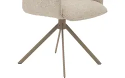 Goossens eetkamerstoel hermes beige stof - 8244605-goossens-hermes-stoel-onderdelen-stof-01
