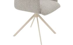 Goossens eetkamerstoel hermes grijs stof - 8244606-goossens-hermes-stoel-onderdelen-stof-01