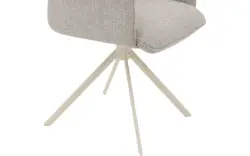 Goossens eetkamerstoel hermes grijs stof - 8244606-goossens-hermes-stoel-onderdelen-stof-01