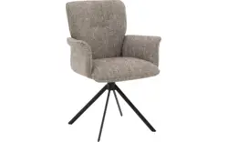 Goossens eetkamerstoel hermes bruin stof - 8244607-goossens-hermes-stoel-onderdelen-stof-01