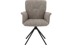 Goossens eetkamerstoel hermes bruin stof - 8244607-goossens-hermes-stoel-onderdelen-stof-01
