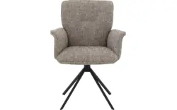 Goossens eetkamerstoel hermes bruin stof - 8244607-goossens-hermes-stoel-onderdelen-stof-01