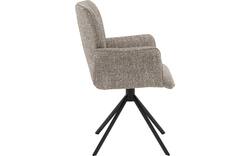 Goossens eetkamerstoel hermes bruin stof - 8244607-goossens-hermes-stoel-onderdelen-stof-01