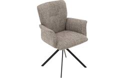 Goossens eetkamerstoel hermes bruin stof - 8244607-goossens-hermes-stoel-onderdelen-stof-01
