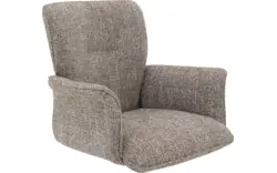 Goossens eetkamerstoel hermes bruin stof - 8244607-goossens-hermes-stoel-onderdelen-stof-01
