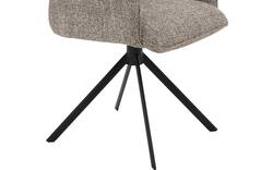 Goossens eetkamerstoel hermes bruin stof - 8244607-goossens-hermes-stoel-onderdelen-stof-01