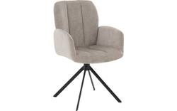 Goossens eetkamerstoel hestia grijs stof - 8244609-goossens-hestia-stoel-onderdelen-stof-01