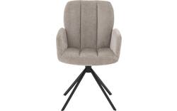 Goossens eetkamerstoel hestia grijs stof - 8244609-goossens-hestia-stoel-onderdelen-stof-01