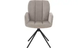 Goossens eetkamerstoel hestia grijs stof - 8244609-goossens-hestia-stoel-onderdelen-stof-01