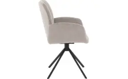Goossens eetkamerstoel hestia grijs stof - 8244609-goossens-hestia-stoel-onderdelen-stof-01