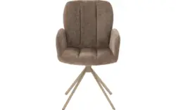 Goossens eetkamerstoel hestia bruin stof - 8244613-goossens-hestia-stoel-onderdelen-stof-01