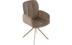 Goossens eetkamerstoel hestia bruin stof - 8244613-goossens-hestia-stoel-onderdelen-stof-01