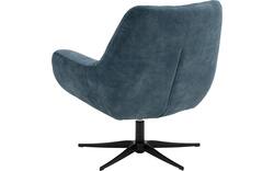 Goossens draaifauteuil kamille blauw stof - 8244657-goossens-kamille-fauteuil-stof-02