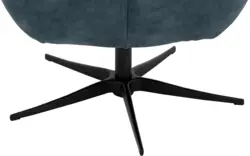Goossens draaifauteuil kamille blauw stof - 8244657-goossens-kamille-fauteuil-stof-01