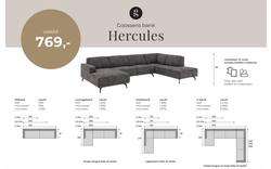 Goossens u bank hercules grijs microvezel - 8224468-01