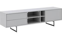 Goossens basic tv meubel vienna grijs mdf - 8250131-goossens-basic-vienna-tv-meubel-grijs-01
