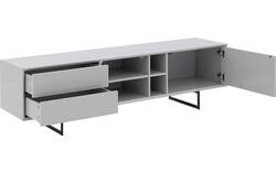 Goossens basic tv meubel vienna grijs mdf - 8250131-goossens-basic-vienna-tv-meubel-grijs-01