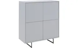 Goossens basic opbergkast vienna grijs mdf - 8250132-goossens-basic-vienna-opbergkast-01