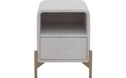 Goossens nachtkastje lombardy beige stof - 8250157-goossens-lombardy-nachtkastje-stof-01