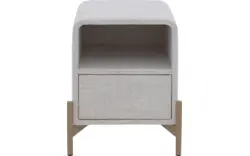Goossens nachtkastje lombardy beige stof - 8250157-goossens-lombardy-nachtkastje-stof-01